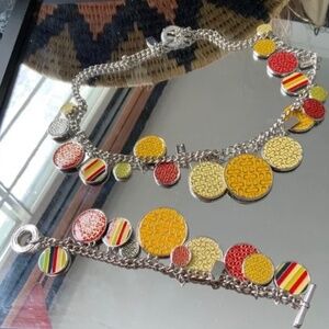 Coach bracelet/necklace set